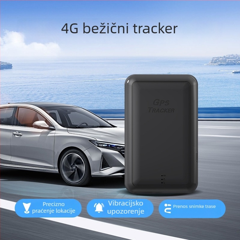 Automobilski GPS tražilica | točnost 5 m | trajanje baterije 3 godine | alarmi: vibracija, prekid napajanja, geofence, prekoračenje brzine
