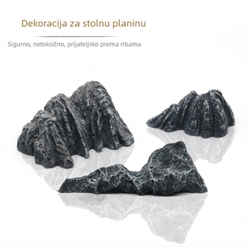 Set dekoracija akvarija od smole — minimalistički stil, kutija 300 komada, Spirit Pets
