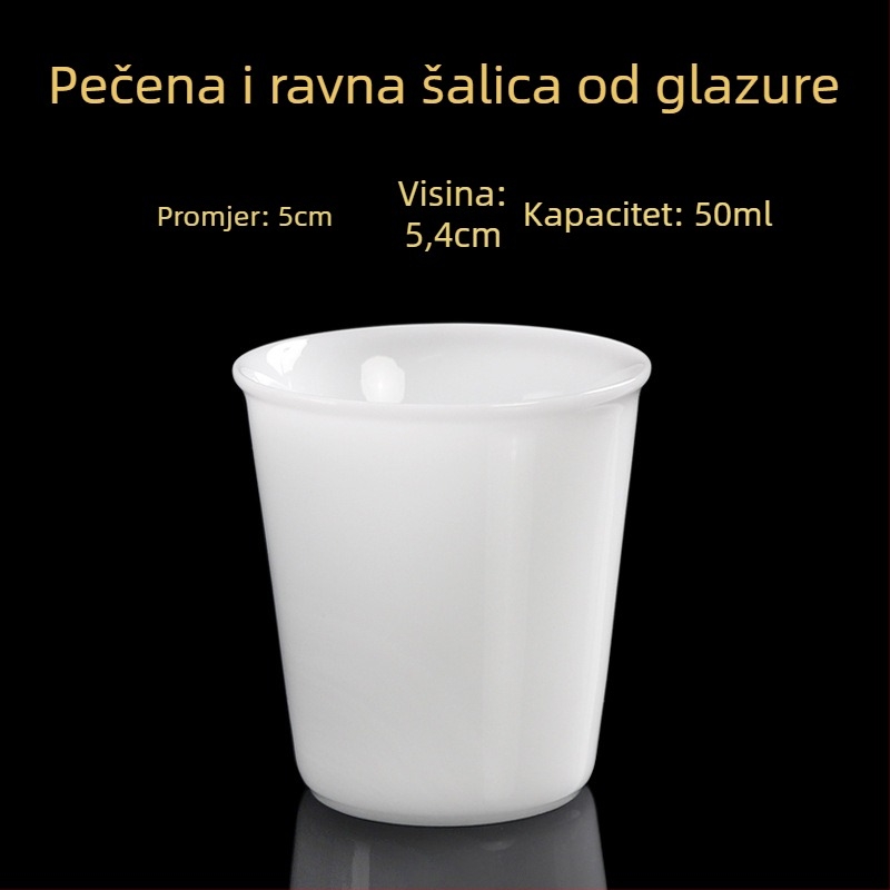 Porcelanska čajna šalice, ručna izrada, novi kineski stil, marka Carved Jade Porcelain, za osobnu uporabu