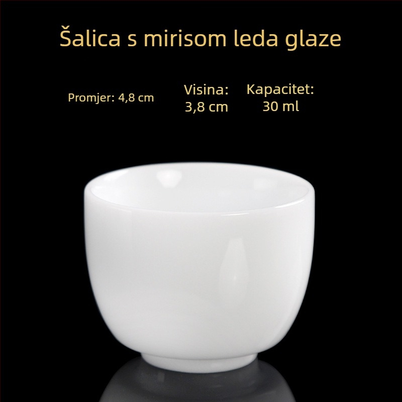 Porcelanska čajna šalice, ručna izrada, novi kineski stil, marka Carved Jade Porcelain, za osobnu uporabu
