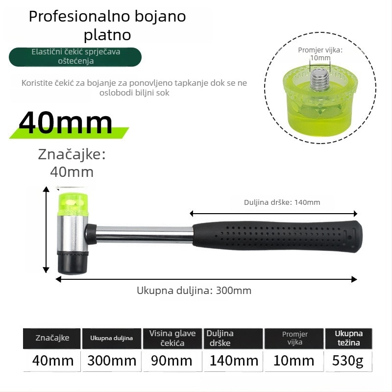 Dječji set za otiske na tkaninama: alat za otiske, model 002