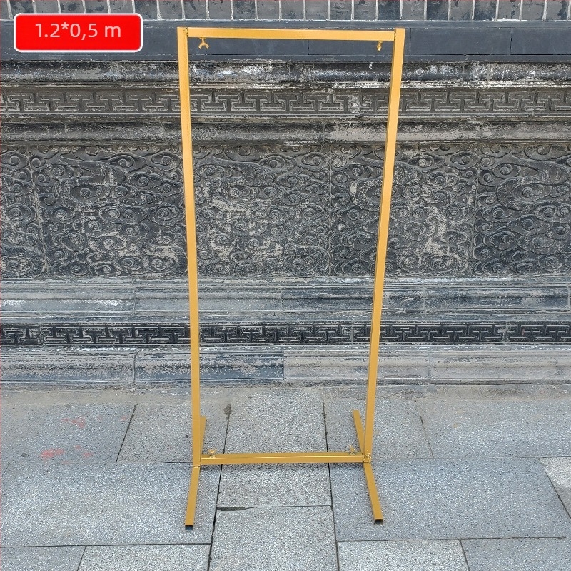 Željezni geometrijski zaslon za svadbenu arku – pravokutni okvir za scenu dekoracije