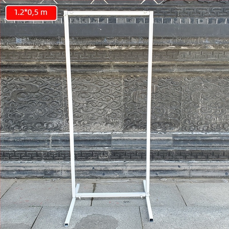 Željezni geometrijski zaslon za svadbenu arku – pravokutni okvir za scenu dekoracije