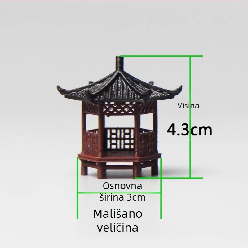 Mini akvarijski dekor mikro pejzaža od svile (Materijal: cvijet od svile; Podrijetlo: Drugo; Kategorija: Drugo)