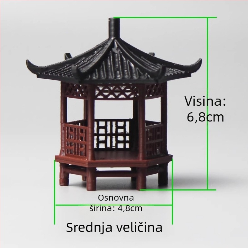 Mini akvarijski dekor mikro pejzaža od svile (Materijal: cvijet od svile; Podrijetlo: Drugo; Kategorija: Drugo)