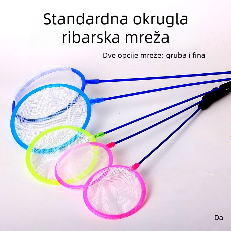 Akvarijska mreža za lov riba, škampi i meduza — kružni ili pravokutni oblik, domaća upotreba