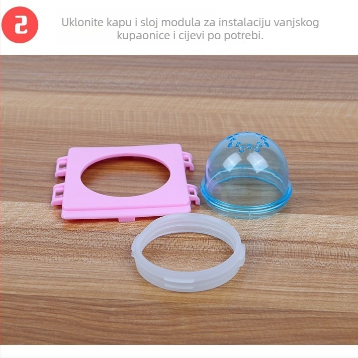 Modul za rekonstrukciju kaveza za hrčka (plastični; pravokutni oblik; odvojivi; za hrčka; modernog stila)