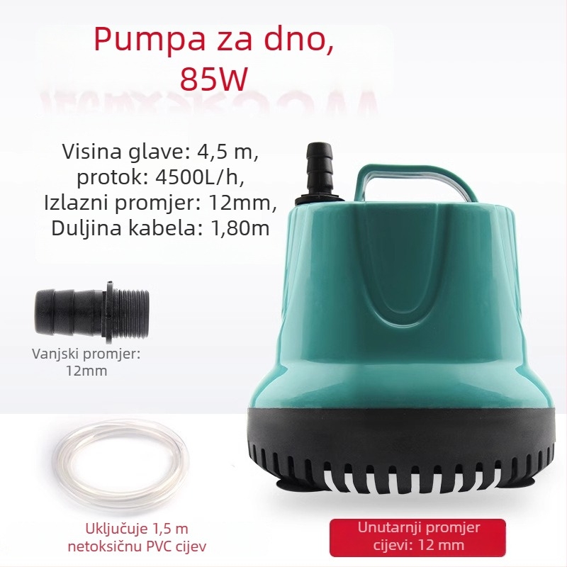 BESSN akvarijska podvodna pumpa s donjim usisavanjem, tiho radi, za zamjenu vode