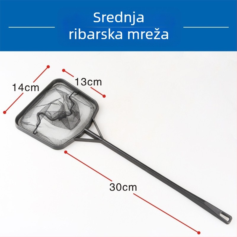 Ručna mreža za hvatanje riba u akvariju — plastična, oznaka SX, težina 0.3 kg, oprema za akvarij