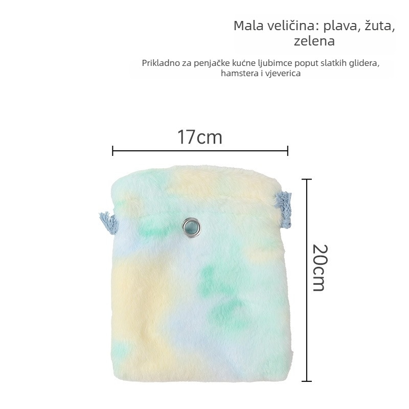 Set za hamstera: gnijezdo i spavaći vrećica, materijal trava, kružni oblik, vodootporan, marka Weibi