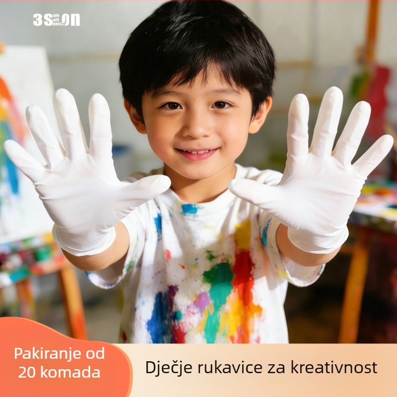 Jednokratne nitrilne rukavice, prehrambene kvalitete, otporne na ulje i vodu, debele i izdržljive