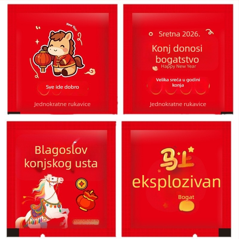 Jednokratne PE rukavice, kvalitete hrane, debljina >0,3 mm, prilagodljiv uzorak, neovisno pakiranje