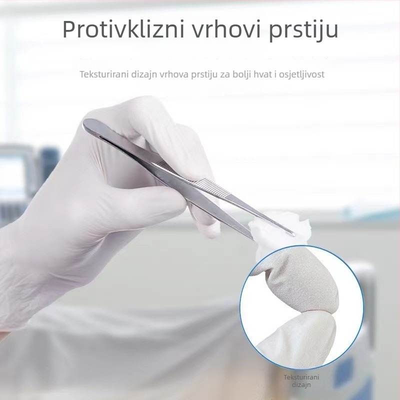 Jednokratne nitril rukavice, kvalitete hrane, pogodne za ljepotu, kuhinju i preradu hrane