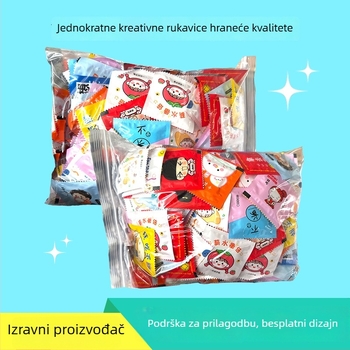Huamao Plastic jednokratne rukavice za prehrambenu industriju, za catering, individualno pakirane, dvostruko pakiranje