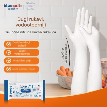 Nitril rukavice, jednokratne, Blue Sail Medical, otporne na ulje, za kuhinju, catering, kozmetički salon, tetoviranje, rukovanje ribama