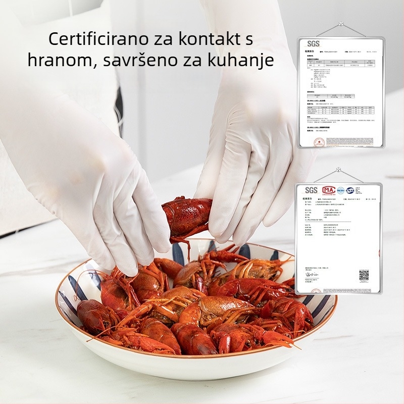 Nitril rukavice, jednokratne, Blue Sail Medical, otporne na ulje, za kuhinju, catering, kozmetički salon, tetoviranje, rukovanje ribama