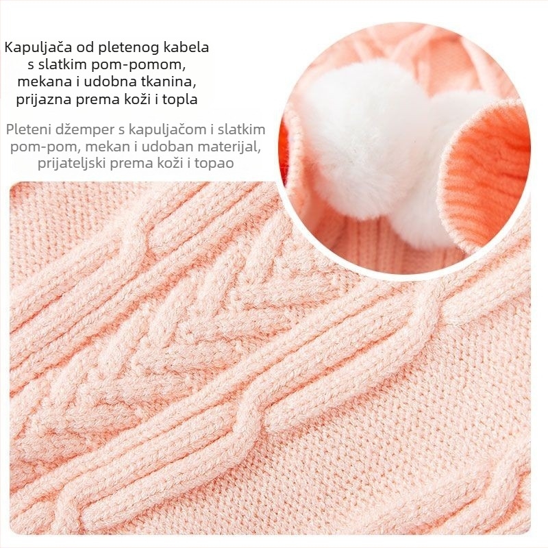 Xiumanli vuneni pulover za pse, stil princeze, univerzalna prilagodba