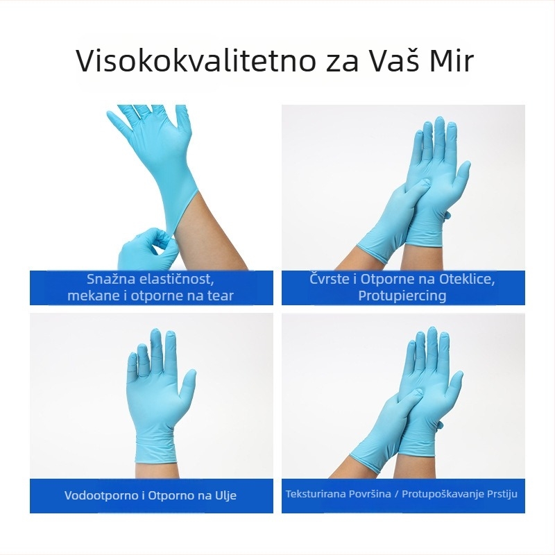 Edge Jednokratne nitril rukavice za medicinsku upotrebu