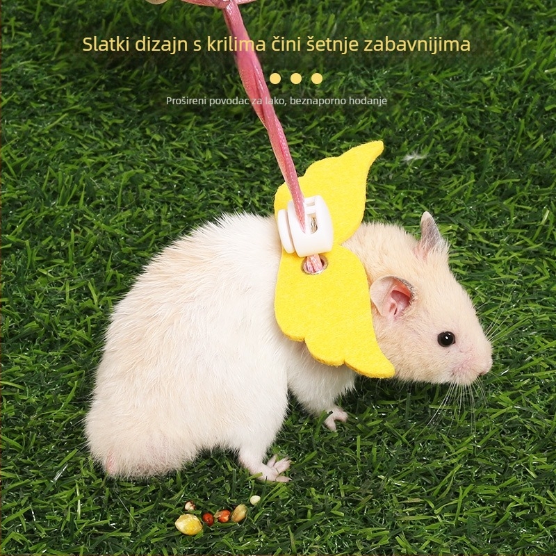 Pojas u stilu vestice za hrčke i mala kućna ljubimca, poliester, pogodan za hrčke, guinea pig i Sugar Gliders