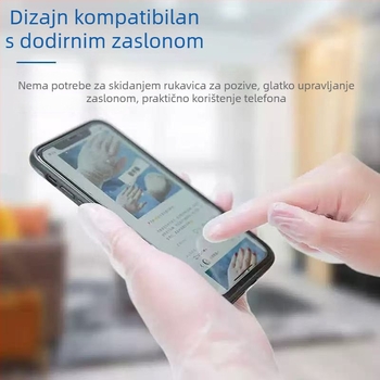 Jednokratne PVC rukavice za hranu i ugostiteljstvo, prozirne, kutija-dispenzer, prehrambena kvaliteta
