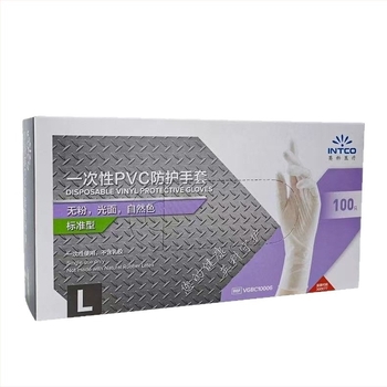 Jednokratne PVC rukavice za hranu i ugostiteljstvo, prozirne, kutija-dispenzer, prehrambena kvaliteta