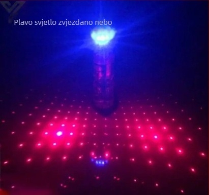 Svjetlo za planinski bicikl s laserskim stražnjim svjetlom, LED upozoravajućim svjetlom i svjetlom za sjedalo za noćnu vožnju