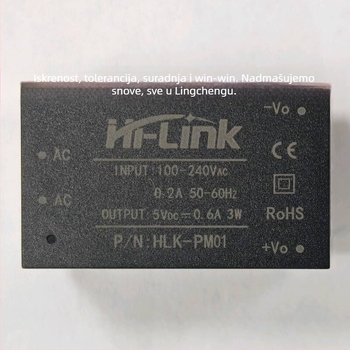HLK-PM01 AC-DC napajni modul s plug-in priključkom