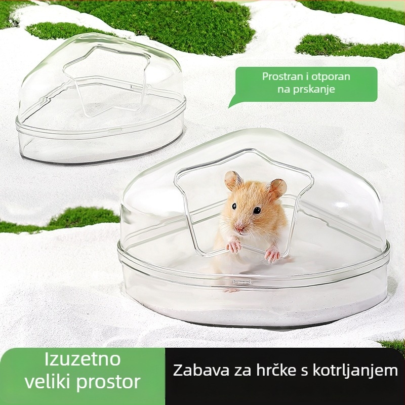 Hamster igračka – trokutasti dizajn, dvostruka namjena, podloga povećana; Materijal: Drugo; Marka: Half purple half red; Kategorija: Hrana za kućne ljubimce; Uvoz: Ne
