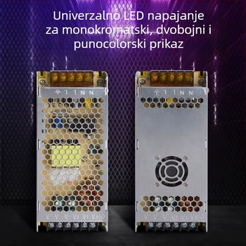 LED zaslon napajanje sa switch-modeom, 220V ulaz, 5V izlaz, 40/60/70/80A, IP23, CE certifikat