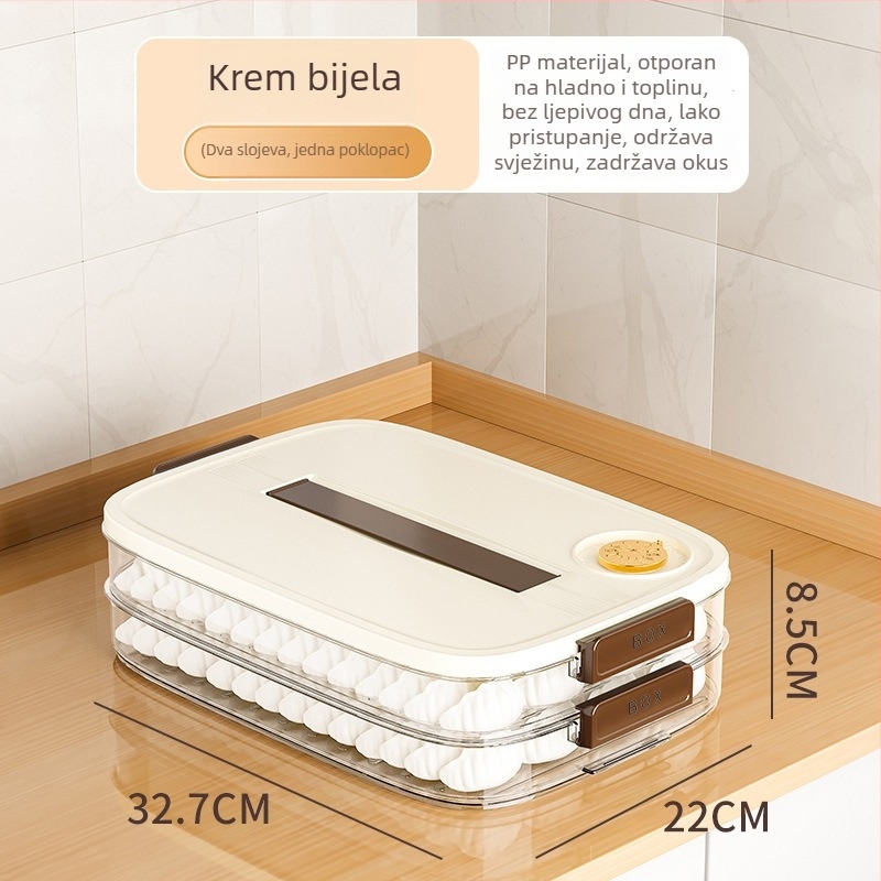 Kutija za pohranu knedli, plastična, nordijski stil, model EGSNmfkM