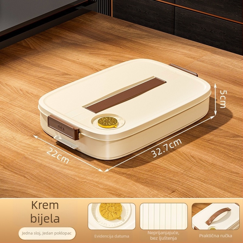 Kutija za pohranu knedli, plastična, nordijski stil, model EGSNmfkM