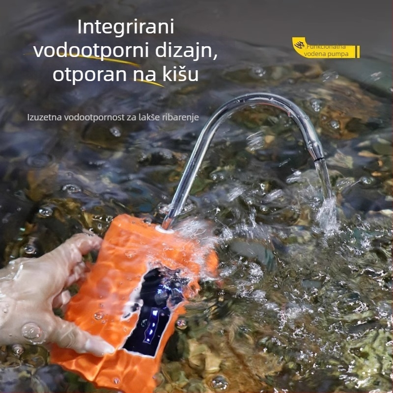 Hengku Pametni senzor za vodu za ribolov s oksigenacijom i pumpom za pranje ruku – potpuno vodootporna vanjska električna pumpa