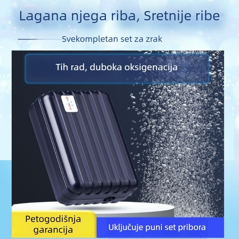 Pumpa za kisik u akvariju – Izuzetno tiha oksigenator, za kućnu upotrebu, pogodna za male ribe (izuzetno tih; oksigenator; akvarij; kućna upotreba; male ribe)
