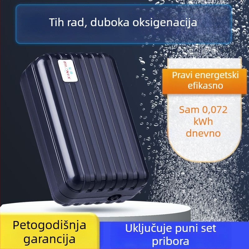 Pumpa za kisik u akvariju – Izuzetno tiha oksigenator, za kućnu upotrebu, pogodna za male ribe (izuzetno tih; oksigenator; akvarij; kućna upotreba; male ribe)