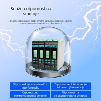 Dvosmjerni modul termostata za tračni nosač GTE2-RC28/RC20/SC28-T/R, napajanje 100–240 VAC/DC, točnost ±0.5%, raspon -50 do 1200