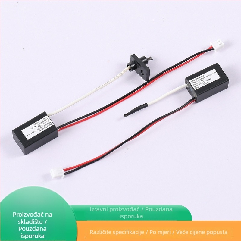 PS-A106 Generator negativnih iona za automobil — pročišćava zrak i uklanja dim, 1–3 W, napon DC3.7V/DC12V ili AC220V