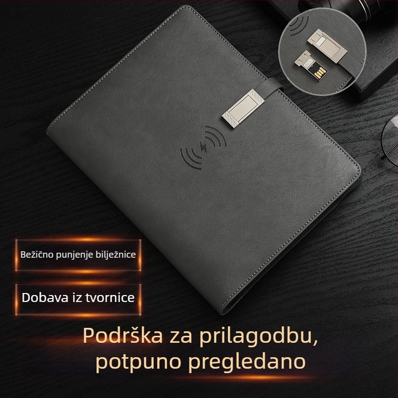 RGB-53 Bežični bilježnica set za punjenje – 80 listova, 6 rupa, punjiva uz podatkovni kabel