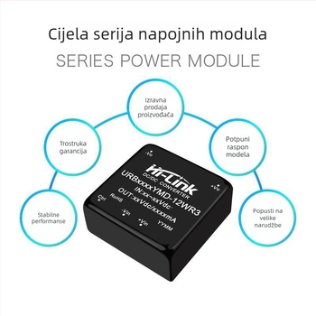 URB1D12YMD-12WR3 Izolirani DC-DC napajanje modul, ulaz 110V DC, izlaz 12V DC, regulirano, jedan izlaz