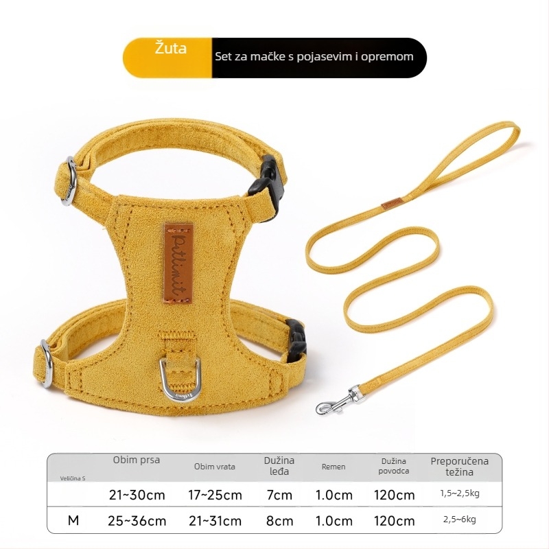 Mačja harnasa s I-oblikim dizajnom protiv bijega za vanjske šetnje