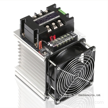Trofazni modul za regulaciju napona DC-AC TSR-120DA-W s rashladnim ventilatorom, nazivni tok 120 A, kontaktno opterećenje 380 V
