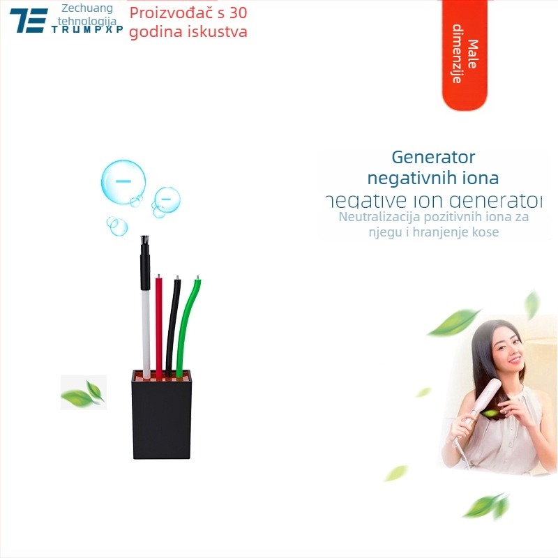 Trumpxp Modul generatora negativnih iona, plastično kućište, model Tfb-y147, napon AC/DC, snaga <1W, pročišćava zrak i smanjuje statički elektricitet