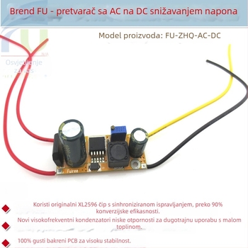 Laserski FU-AC-DC pretvarač FU-ZHQ-60V-DC-12V-1A (Ulaz: 60V DC; Izlaz: 12V DC; Struja: 1A)