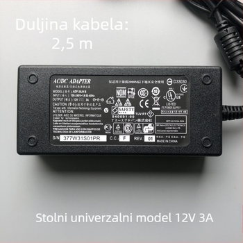 Philips AOC LCD zaslon napajanje adapter – ulaz 100-240 V, izlaz 9 V, 4 A, prekidački napajanje