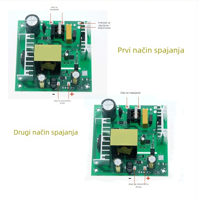 AC-DC prekidačka napajanje ploča, ulaz 220V AC, izlaz DC24V, 5A/6A, prazna ploča za stanicu za lemljenje T12