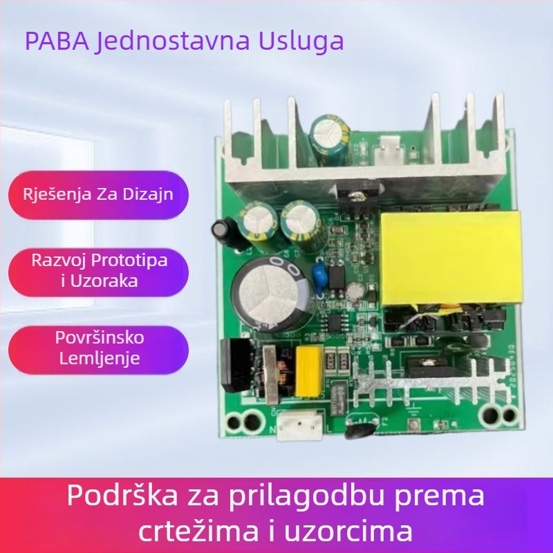 Ploča napajanja s prekidačem (AC-DC modul), ulaz 12V-36V, 4A/5A/6A/8A visoka snaga, ploča bez kućišta