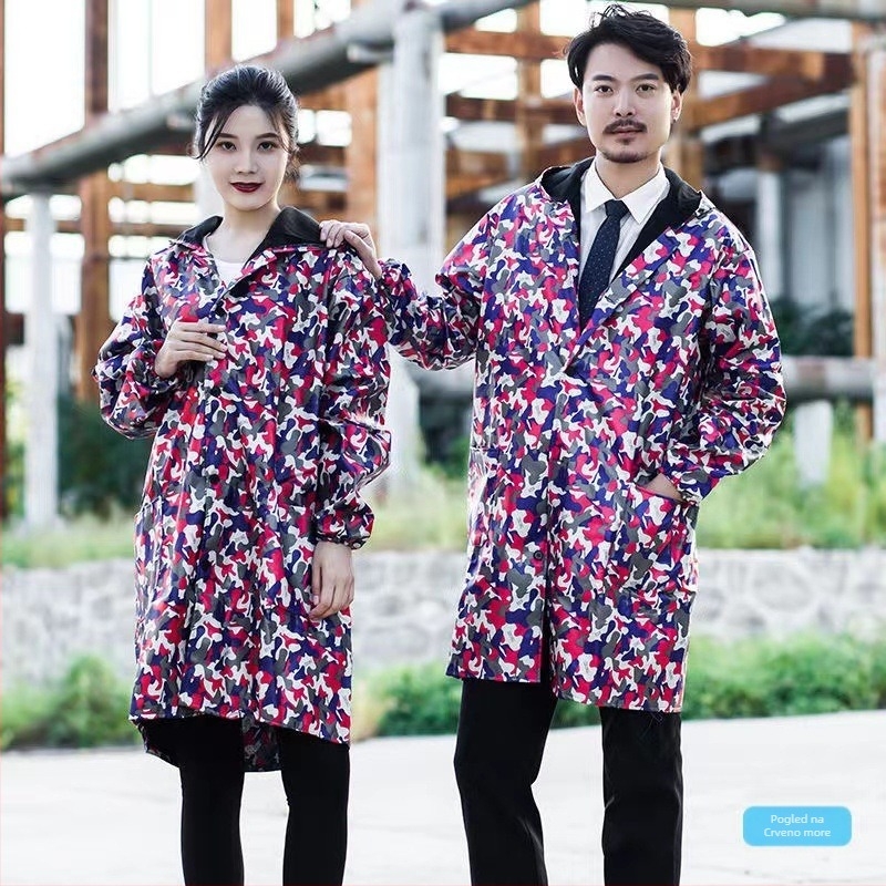 Radni kaput od mješavine kemijskih vlakana (70% akril), s funkcijom anti-prljavljenja i dekontaminacije, zimski, za logističke skladišta, muški