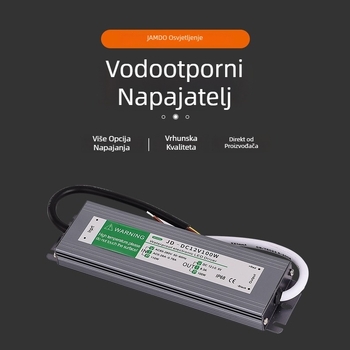 Craftsman Road LED vanjsko vodootporno napajanje DC12/24V IP65, Switching napajanje za LED traku, 60–300W