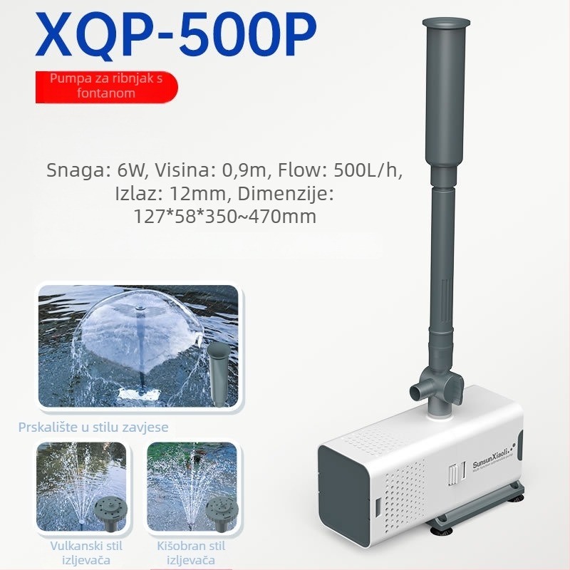 Jialu potopna pumpa fontane za jezero — vertikalna, cirkulacija vode i oksigenacija