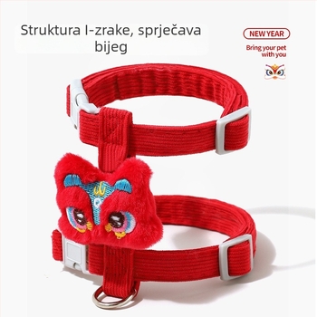Povodac za mačku, I-oblik dizajn, poliester