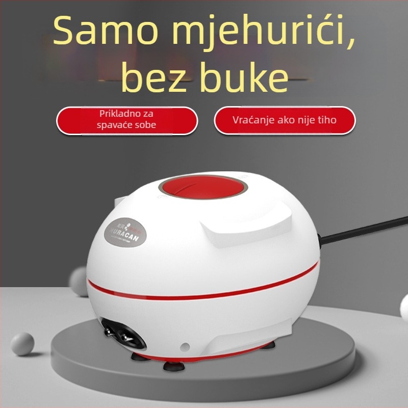 Old Fisherman Pumpa za oksigen u akvariju, Ultra tiha, Kućni uređaj za oksigenaciju, Uključuje oksigenator, Težina 1050–1400 g, Licencirana privatna oznaka